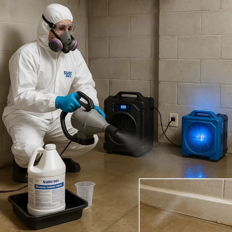 Sanitization and Odor Removal process in Evansdale, IA