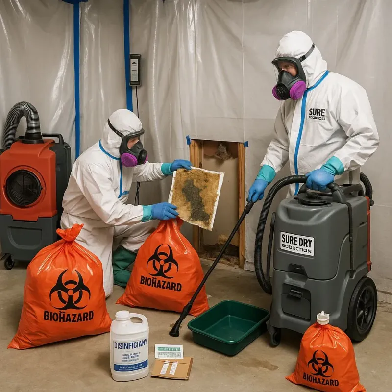 Contaminated Water Handling Protocols process in Evansdale, IA